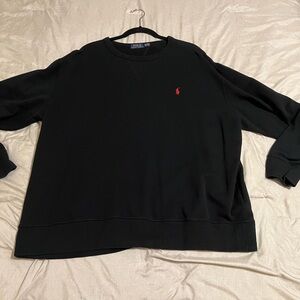 Ralph Lauren Men's Black Crewneck Sweater